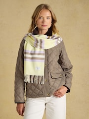 Yellow & Lilac Stripe - Joules Langtree Schal - Bild 1 von 6