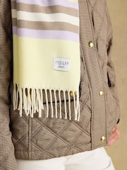 Yellow & Lilac Stripe - Joules Langtree Schal - Bild 2 von 6
