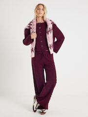 River Island Red Cardigan and Trousers Lounge Set - Image 1 of 4