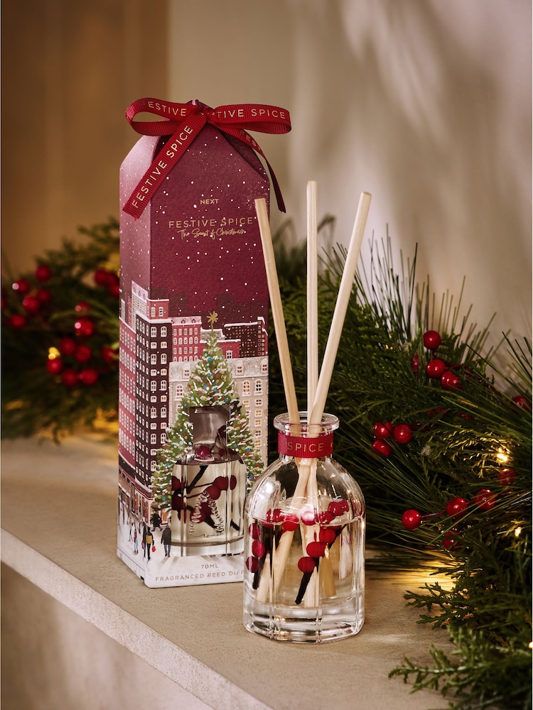 Festive Spice Red 70ml Diffuser - Image 1 of 3 Festive Spice Red 70ml Diffuser - Image 1 of 3