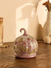 Pumpkin Spice Orange Decorative Candle - Image 2 of 3