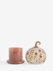 Pumpkin Spice Orange Decorative Candle - Image 4 of 4