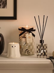 Pumpkin Spice Halloween Ghost Pillar Candle - Image 3 of 6