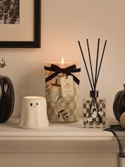 Pumpkin Spice Halloween Ghost Pillar Candle - Image 4 of 6