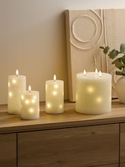 Set of 3 Ivory Twinkle LED Candle - Image 5 of 6
