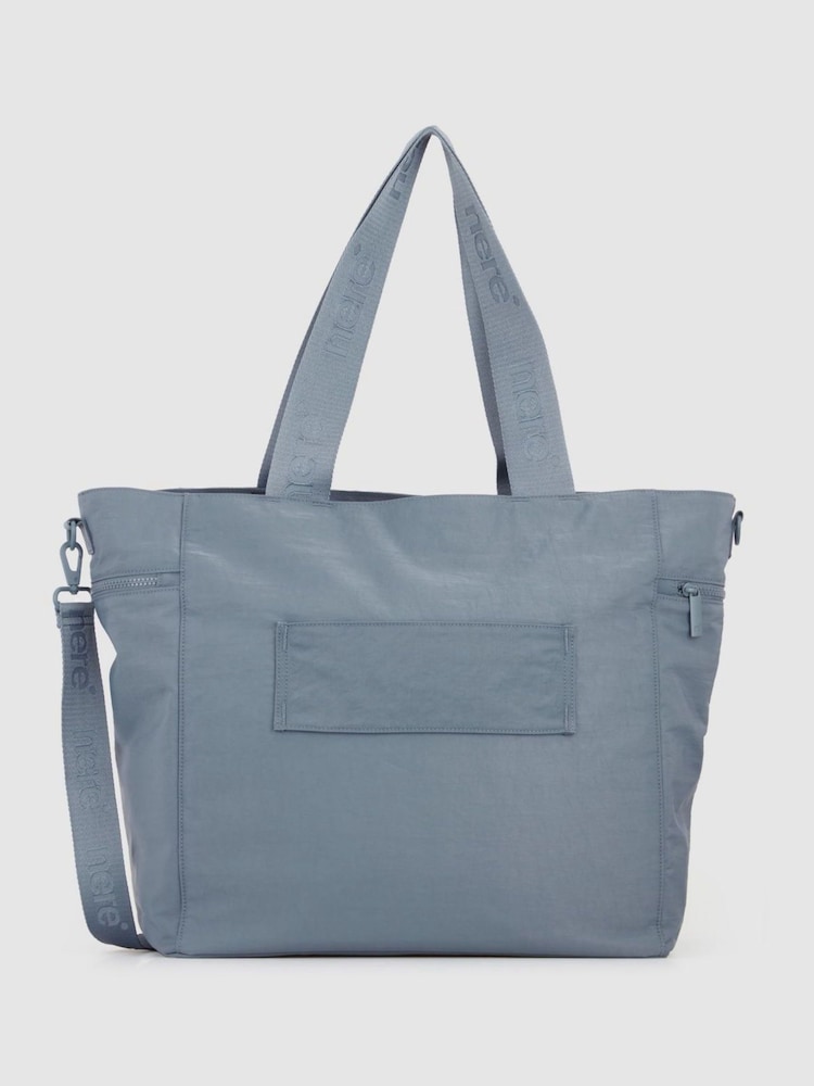 Nere Blue Bondi Nylon Large Tote Bag - Image 2 of 4
