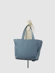 Nere Blue Bondi Nylon Large Tote Bag - Image 4 of 4