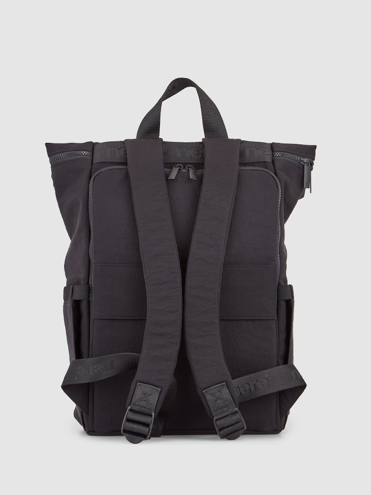 Nere Black Bondi Nylon Everyday Top Backpack - Image 2 of 4 Nere Black Bondi Nylon Everyday Top Backpack - Image 2 of 4