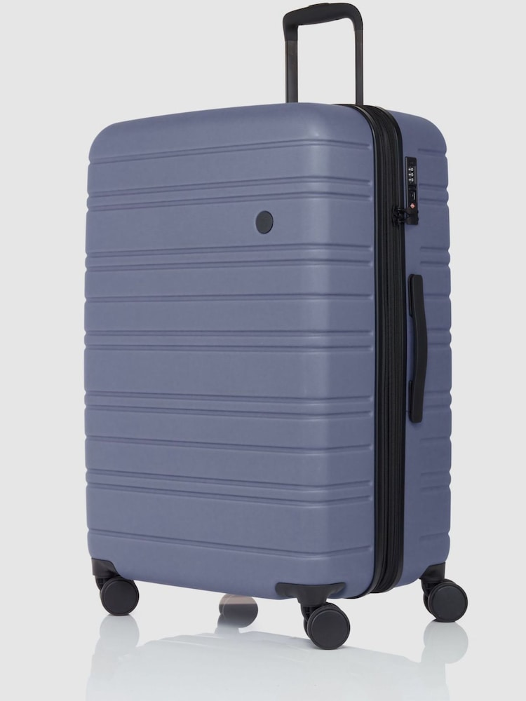 Nere Blue Stori Large Exp Spin Luggage - Image 2 of 7 Nere Blue Stori Large Exp Spin Luggage - Image 2 of 7