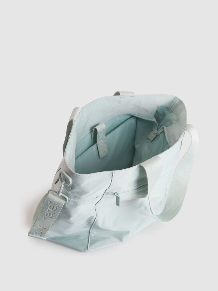 Nere Green Bondi Nylon Large Tote Bag - Image 3 of 3 Nere Green Bondi Nylon Large Tote Bag - Image 3 of 3