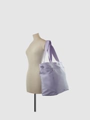 Nere Purple Bondi Nylon Large Tote Bag - Image 4 of 4