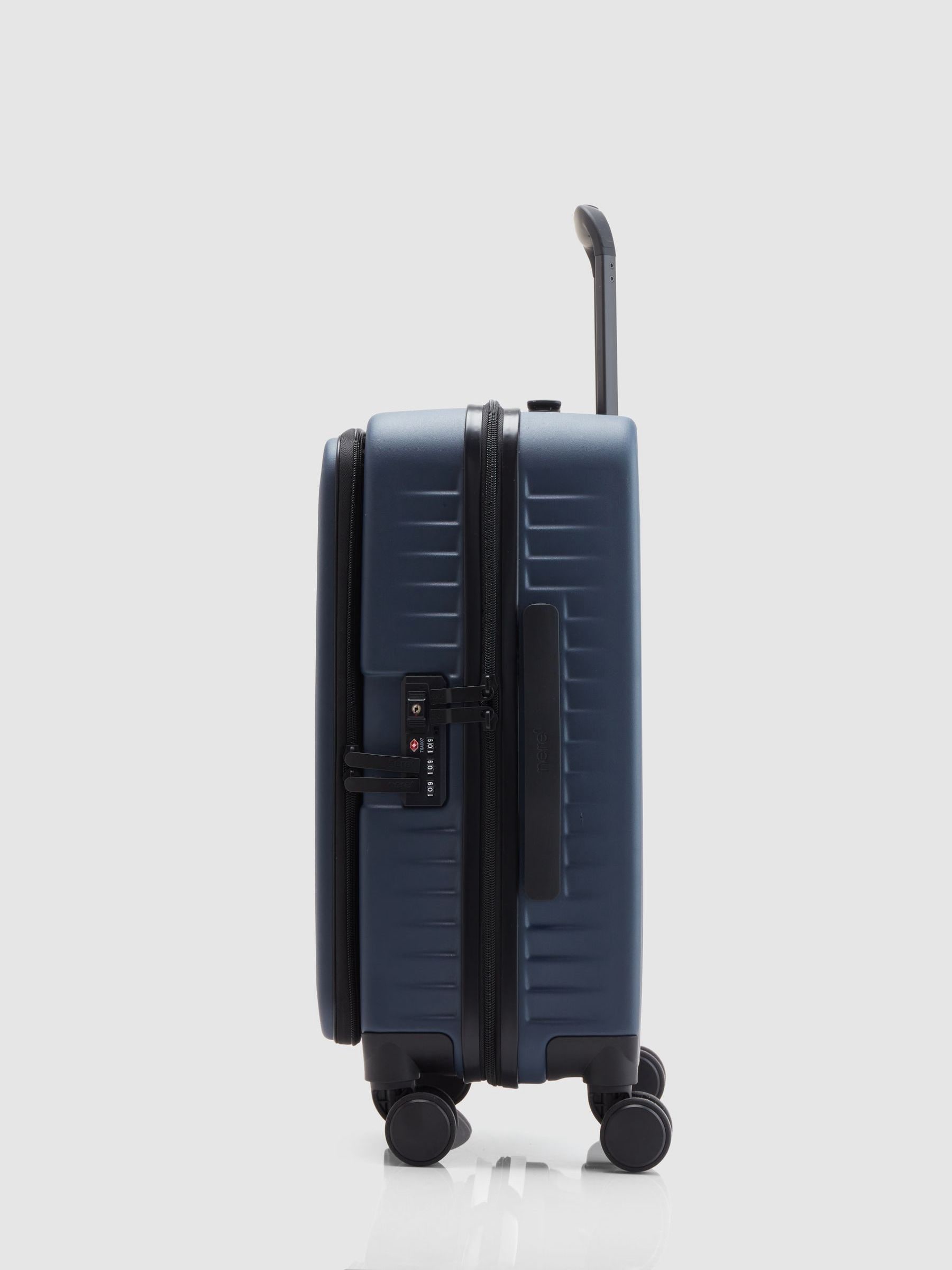 Buy Nere Blue Venture Dual Open B1 Small Luggage from Next USA