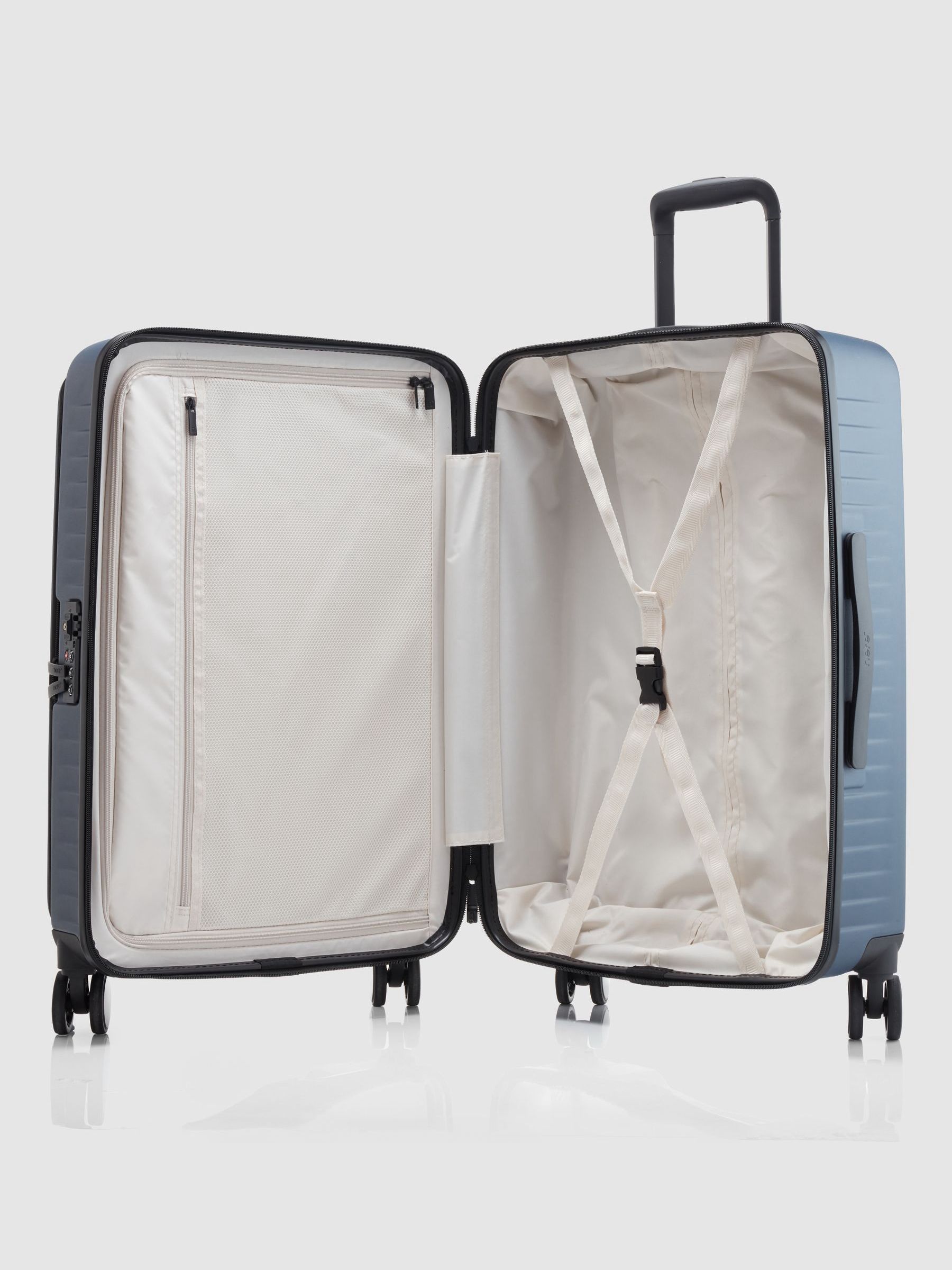 Buy Nere Blue Venture Dual Open B1 Small Luggage from Next USA