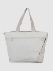 Nere White Bondi Nylon Large Tote Bag - Image 1 of 4