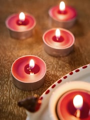 Festive Spice Red 24 Pack Tealights Candle - Image 2 of 4