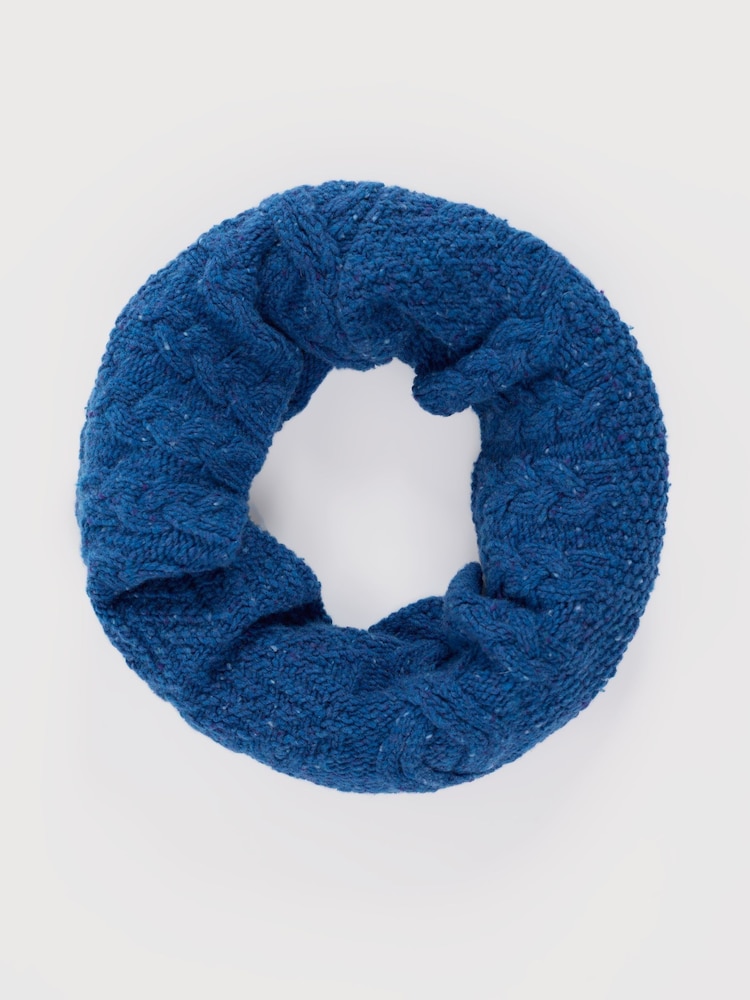 Seasalt Cornwall Blue Handweaver Snood - Image 1 of 4