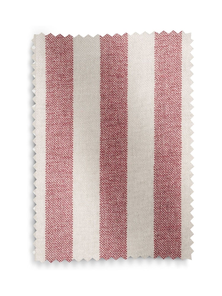 Bold Chenille Stripe Mulberry Sherlock Large Highback Armchair - Image 9 of 9