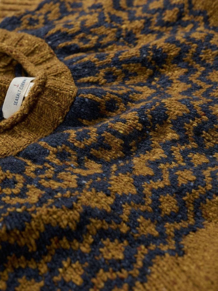 Seasalt Cornwall Yellow Port Kinnis Jumper - Image 5 of 5