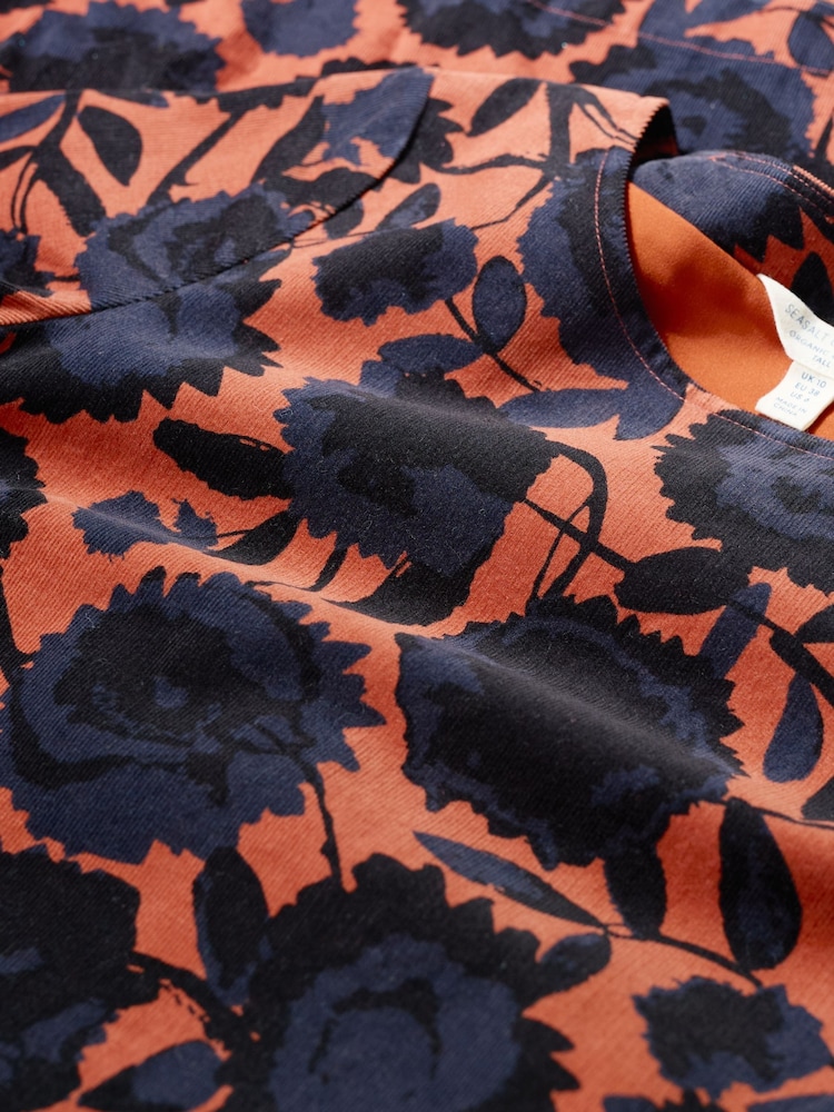 Seasalt Cornwall Orange Herb Garden Dress - Image 5 of 5 Seasalt Cornwall Orange Herb Garden Dress - Image 5 of 5