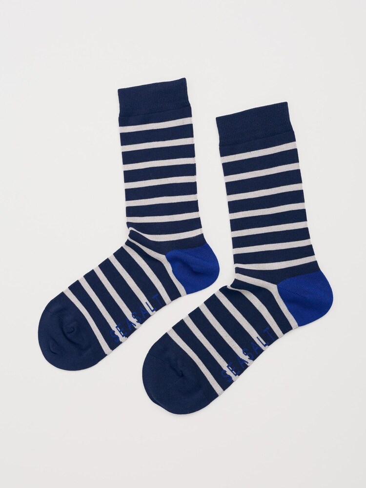 Seasalt Cornwall Blue Sailor Socks - Image 1 of 2 Seasalt Cornwall Blue Sailor Socks - Image 1 of 2