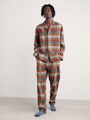 Seasalt Cornwall Brown Netter Pyjamas Set - Image 1 of 5