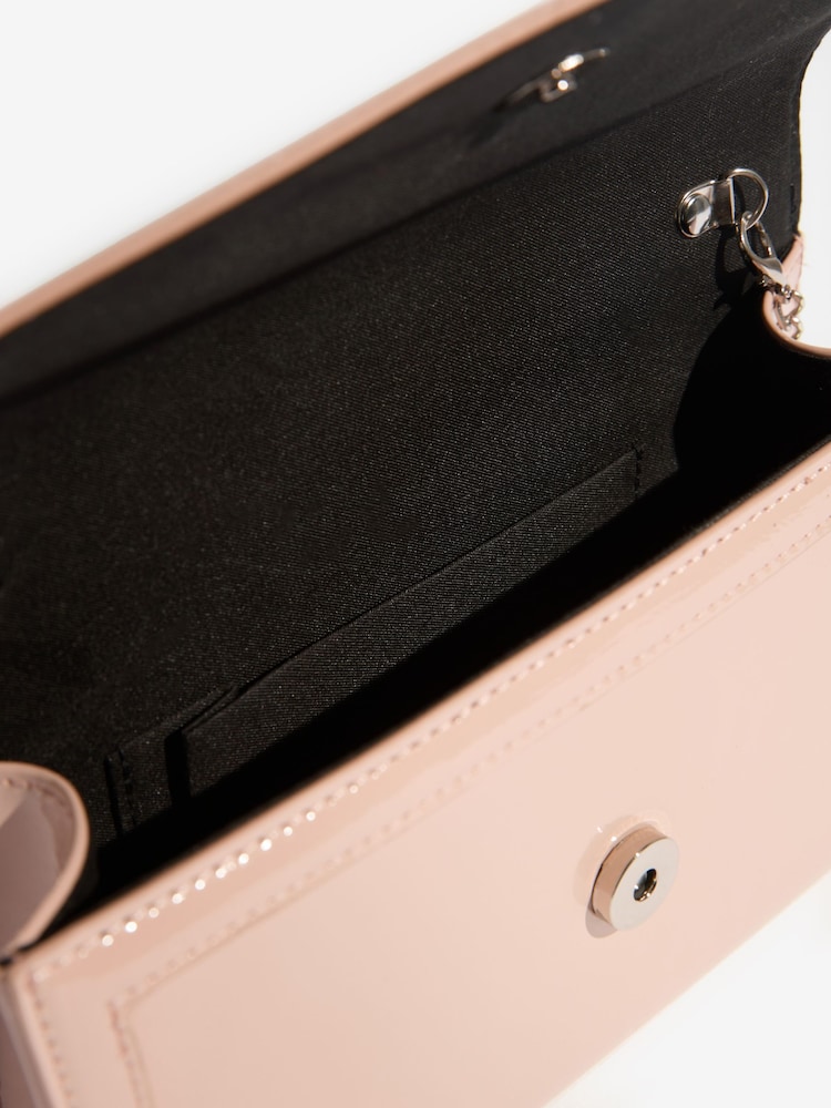 Lipsy Nude Envelope Clutch Bag - Image 4 of 4 Lipsy Nude Envelope Clutch Bag - Image 4 of 4