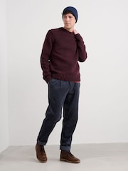 Seasalt Cornwall Purple Mens Bizen Jumper - Image 1 of 5