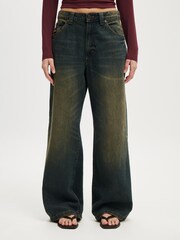 Cotton On Blue Low Super Baggy Jeans - Image 3 of 6