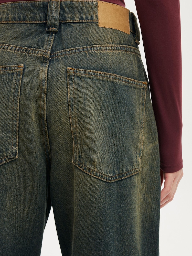 Cotton On Blue Low Super Baggy Jeans - Image 6 of 6