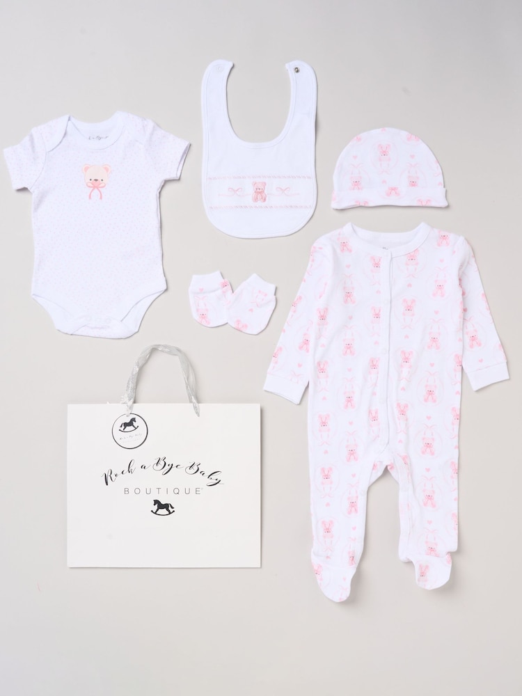Rock-A-Bye Baby Boutique All-In-One Baby Gift Set 5 Piece - Image 1 of 6 Rock-A-Bye Baby Boutique All-In-One Baby Gift Set 5 Piece - Image 1 of 6