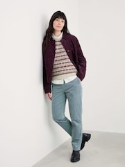 Seasalt Cornwall Purple Lemon Porch Vest - Image 3 of 5