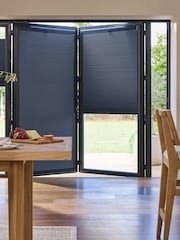 Blue Blenheim Blockout Indigo Made To Measure Perfect Fit Cellular Blinds - Image 1 of 7