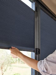 Blue Blenheim Blockout Indigo Made To Measure Perfect Fit Cellular Blinds - Image 6 of 7
