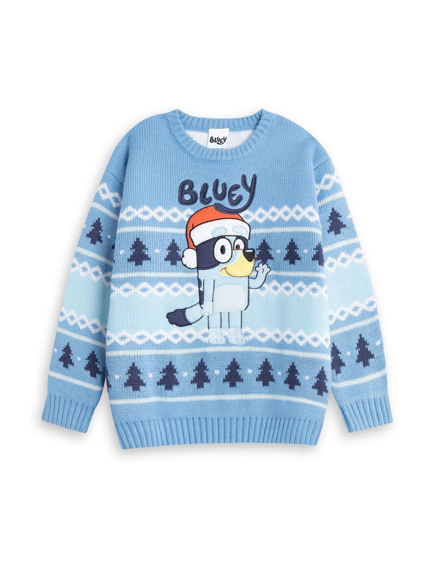Vanilla Underground Boys Blue Y Christmas Jumper - Image 4