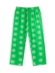 Vanilla Underground Green Celtic Short Sleeve Long Leg Pyjamas Set - Image 4 of 6