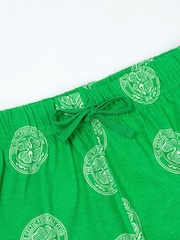 Vanilla Underground Green Celtic Short Sleeve Long Leg Pyjamas Set - Image 6 of 6