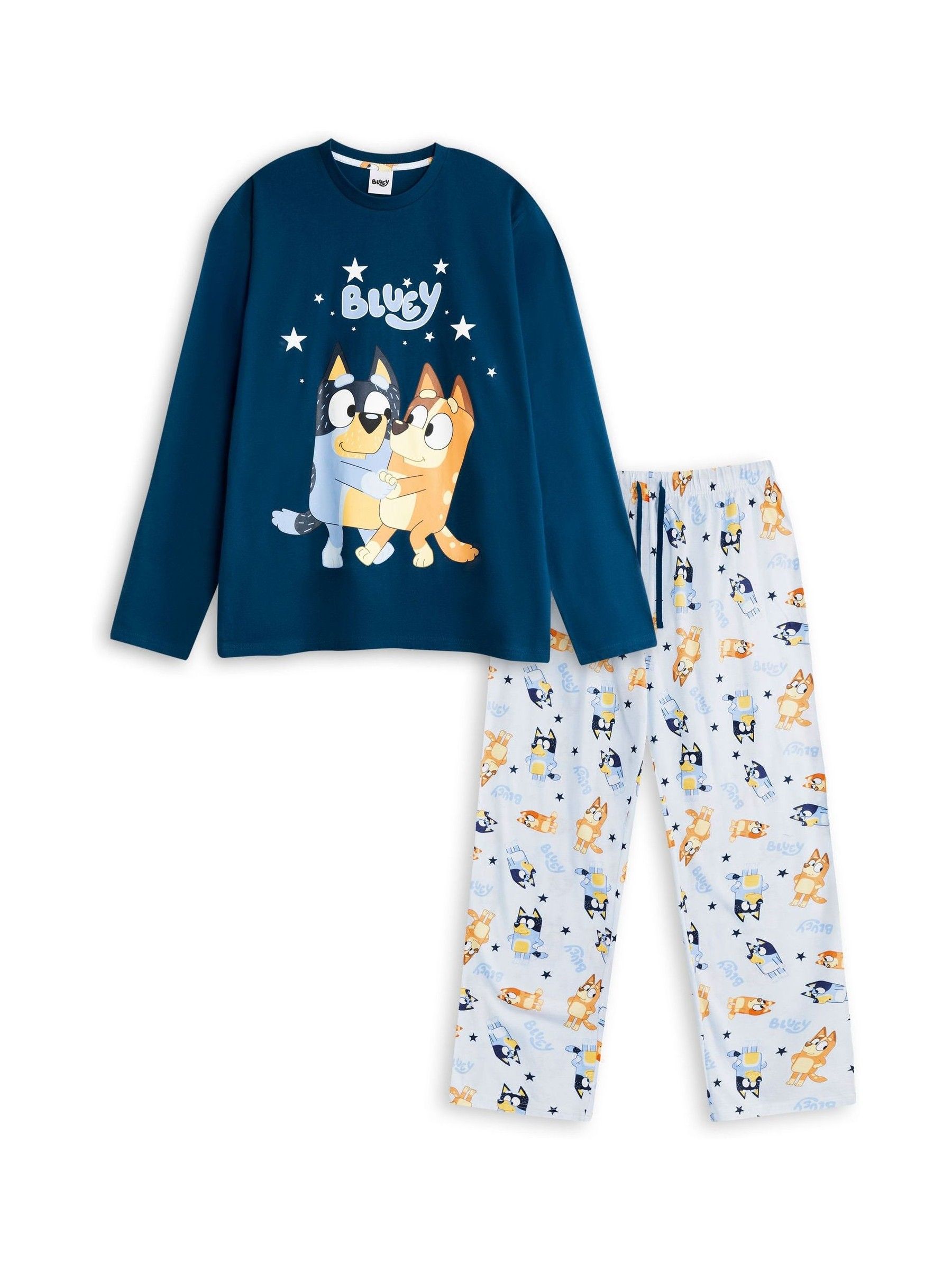 Vanilla Underground Men's Blue Family Long Sleeve Long Leg Pyjamas Set - Image 3