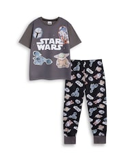 Vanilla Underground Star Wars Character Short Sleeve Long Leg Pyjamas Set - Slika 1 iz 6