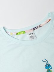 Vanilla Underground Blue Disney Bugs Life 100% Cotton Short Sleeve Long Leg Pyjamas Set - Image 8 of 9