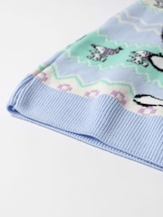 Vanilla Underground Blue Peanuts Snoopy Christmas Jumper - Image 4 of 6