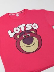 Vanilla Underground Pink Disney Toy Story Lotso 100% Cotton Short Sleeve Long Leg Pyjamas Set - Image 6 of 6