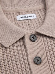 Pink - JACK & JONES Knitted Polo Jumper - Bild 3 von 3