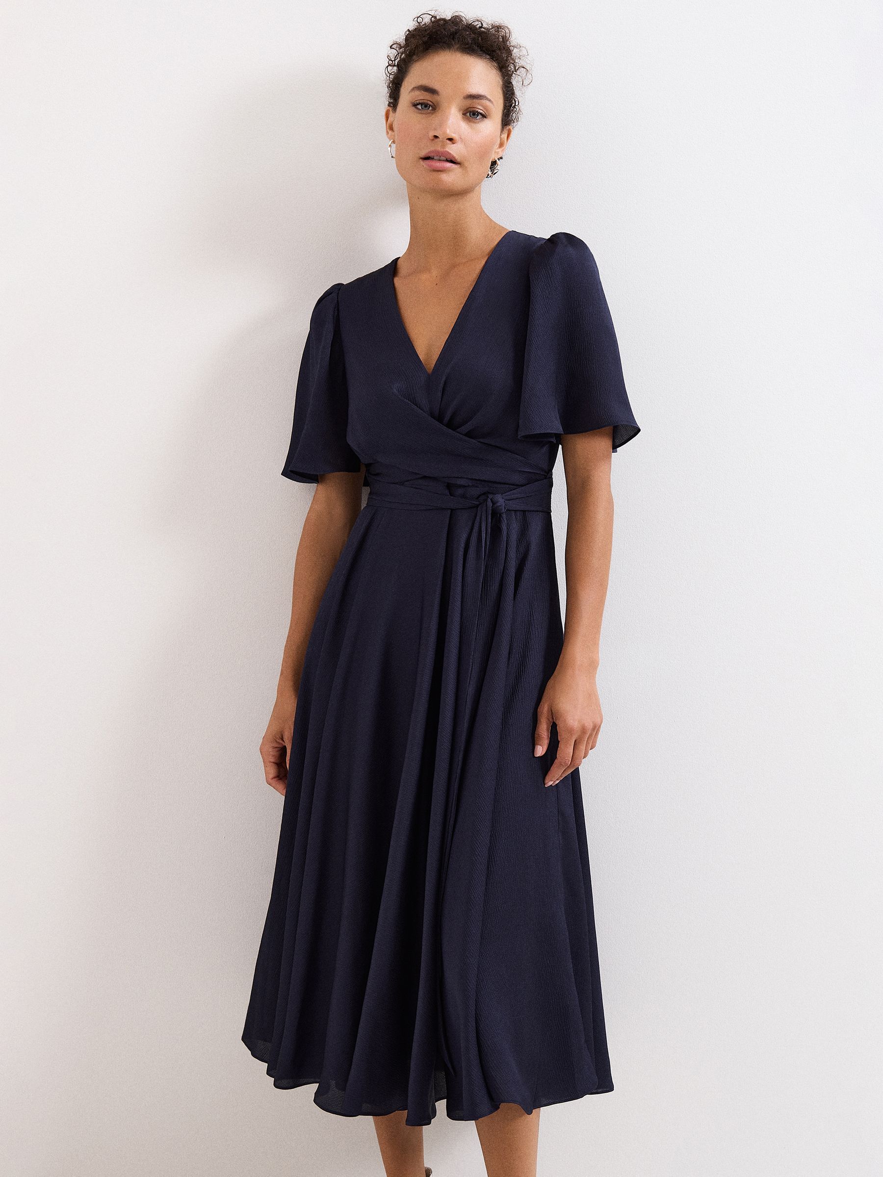 Phase Eight Women's Blue Abbie Wrap Dress