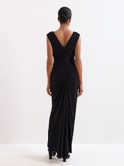 Phase Eight Black Donna Maxi Dress - Image 2 of 7
