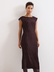 Phase Eight Textured Midi Dress - صورة 3 من 7