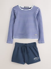Superdry Navy Linen Co Ord Set - Image 5 of 9