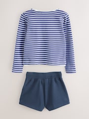 Superdry Navy Linen Co Ord Set - Image 6 of 9