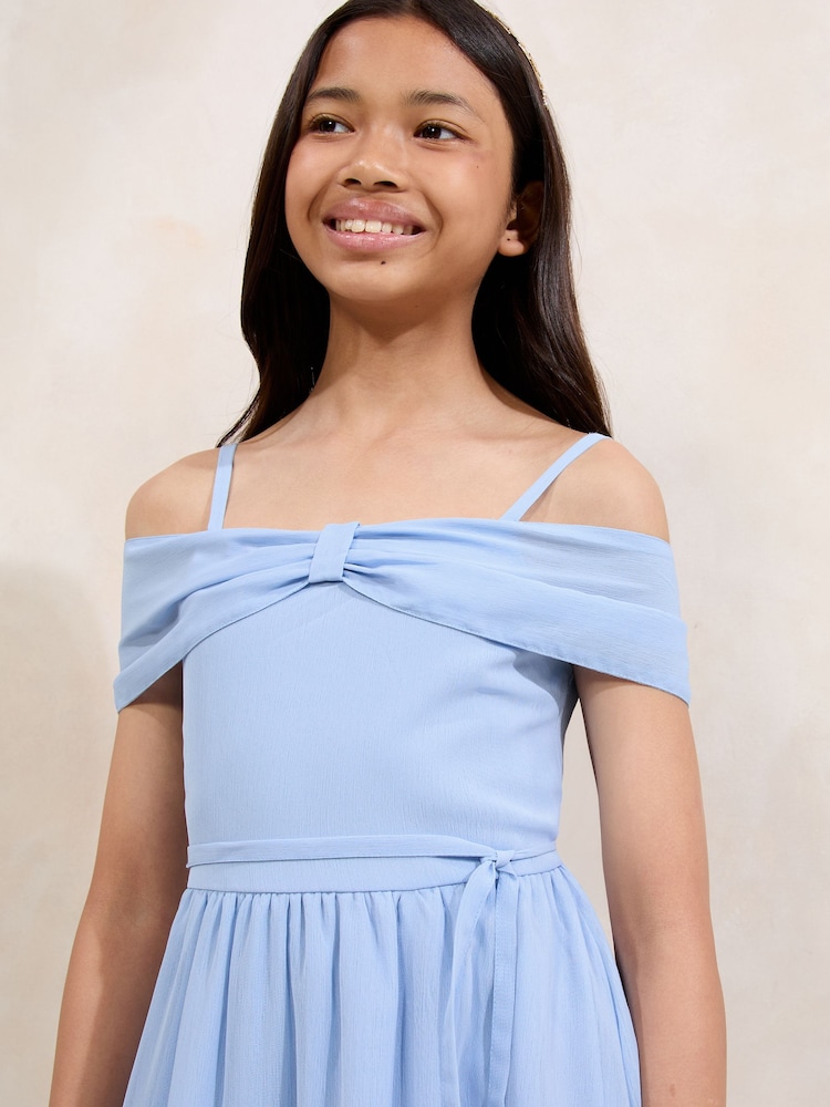 Lipsy Bow Bardot Occasion Dress (7-16yrs) - Bild 2 von 4