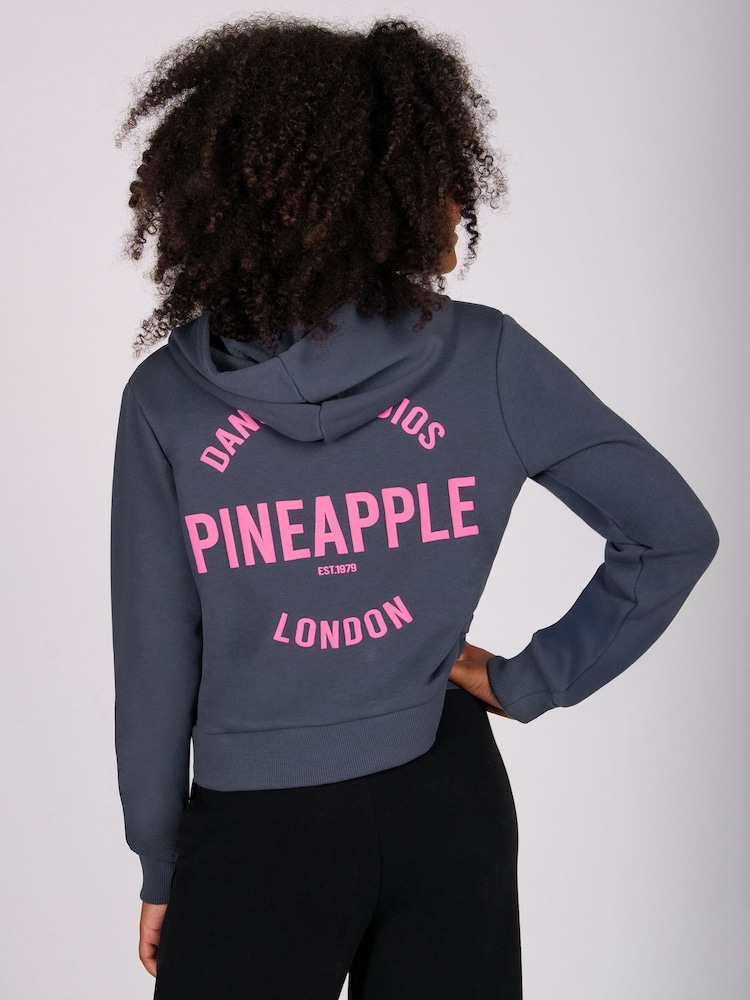 Pineapple Grey Girls Hoodie - Image 2 of 6 Pineapple Grey Girls Hoodie - Image 2 of 6
