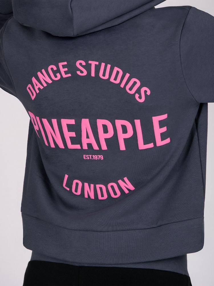 Pineapple Grey Girls Hoodie - Image 6 of 6